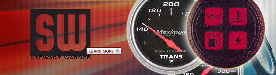Since 1905, STEWART WARNER has been the brand name for automotive gauges and instruments you can count on