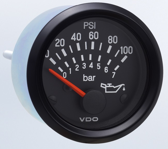 350-905 - VDO Cockpit International 100PSI 7 bar Oil Pressure Gauge