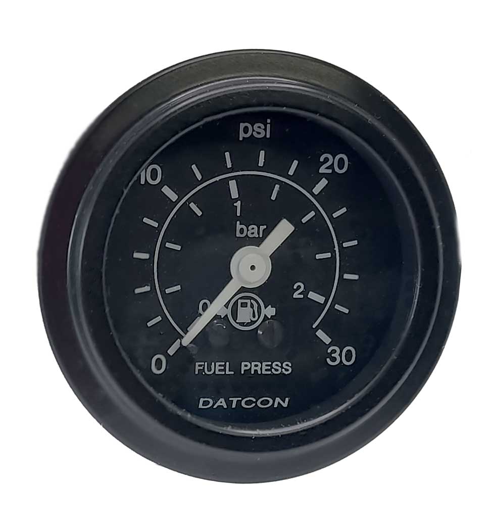 100170 - Datcon Heavy Duty Industrial Fuel Pressure Gauge 30 PSI