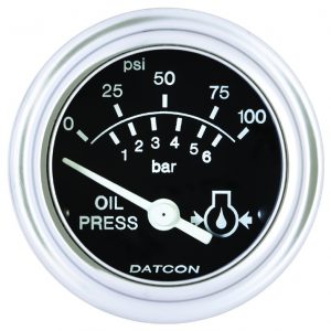 100175 - Datcon Oil Pressure Gauge 0-100PSI