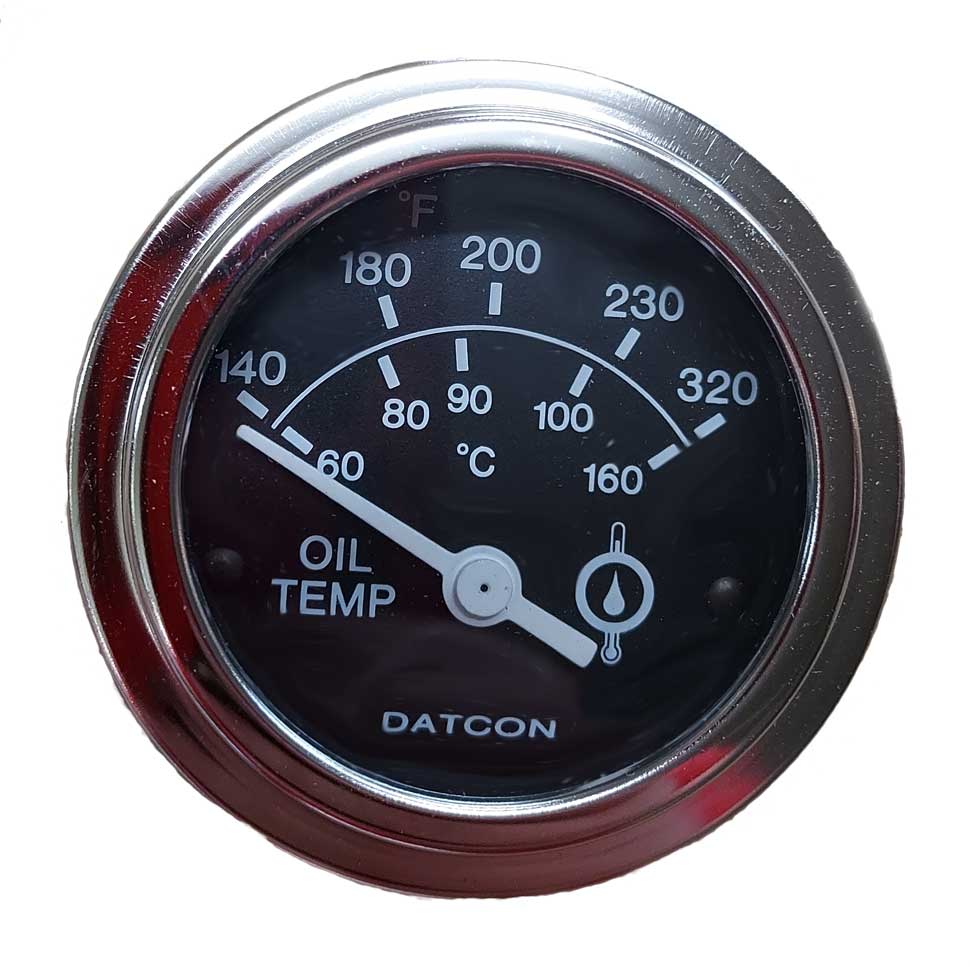 100179 Datcon Oil Temperature Gauge 320F 160C