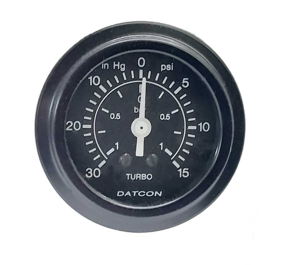 100192 - Datcon Heavy Duty Industrial Turbo Pressure Gauge 30 in Hg