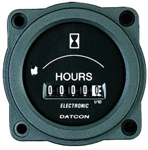 100690 - Datcon Hourmeter 4 hole aircraft Heavy Duty Industrial