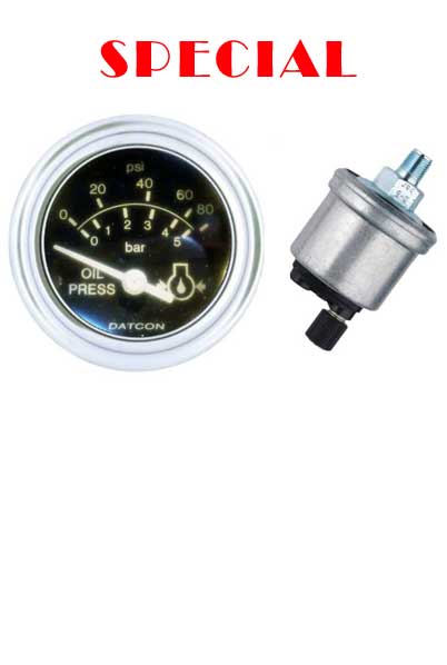 7-741-003 Datcon Oil Pressure Gauge-Sender Kit SPECIAL PRICE
