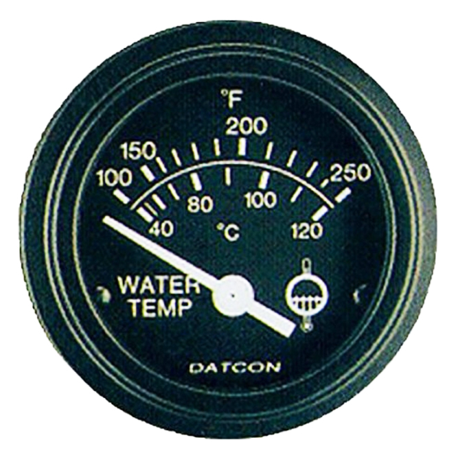 100734 - Datcon water Temperature gauge 12V 100-250 degrees