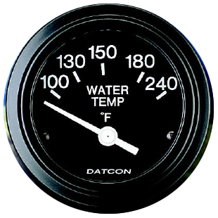 101343 - Datcon Water Temperature Gauge 12V 140-320 degrees F