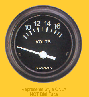 101360 - Datcon Voltmeter 830AB 12NEG5/8 COLOR CODED