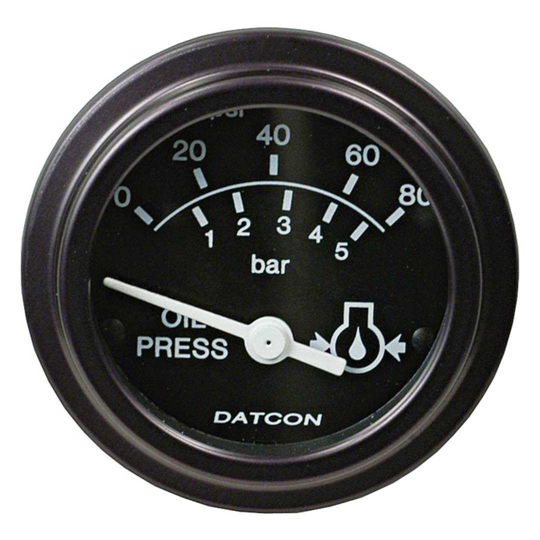 101574 - Datcon Oil Pressure Gauge 24V 240-33.5 ohms 0-80PSI