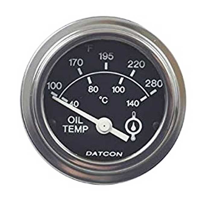 101579 - Datcon Oil Temperature Gauge 24V 100-280F