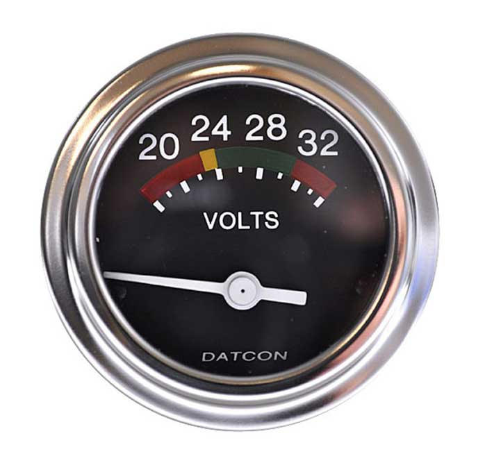 101911 - Datcon Voltmeter 16-36V