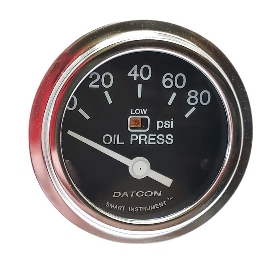 103112 Datcon Oil Pressure Gauge 80 PSI