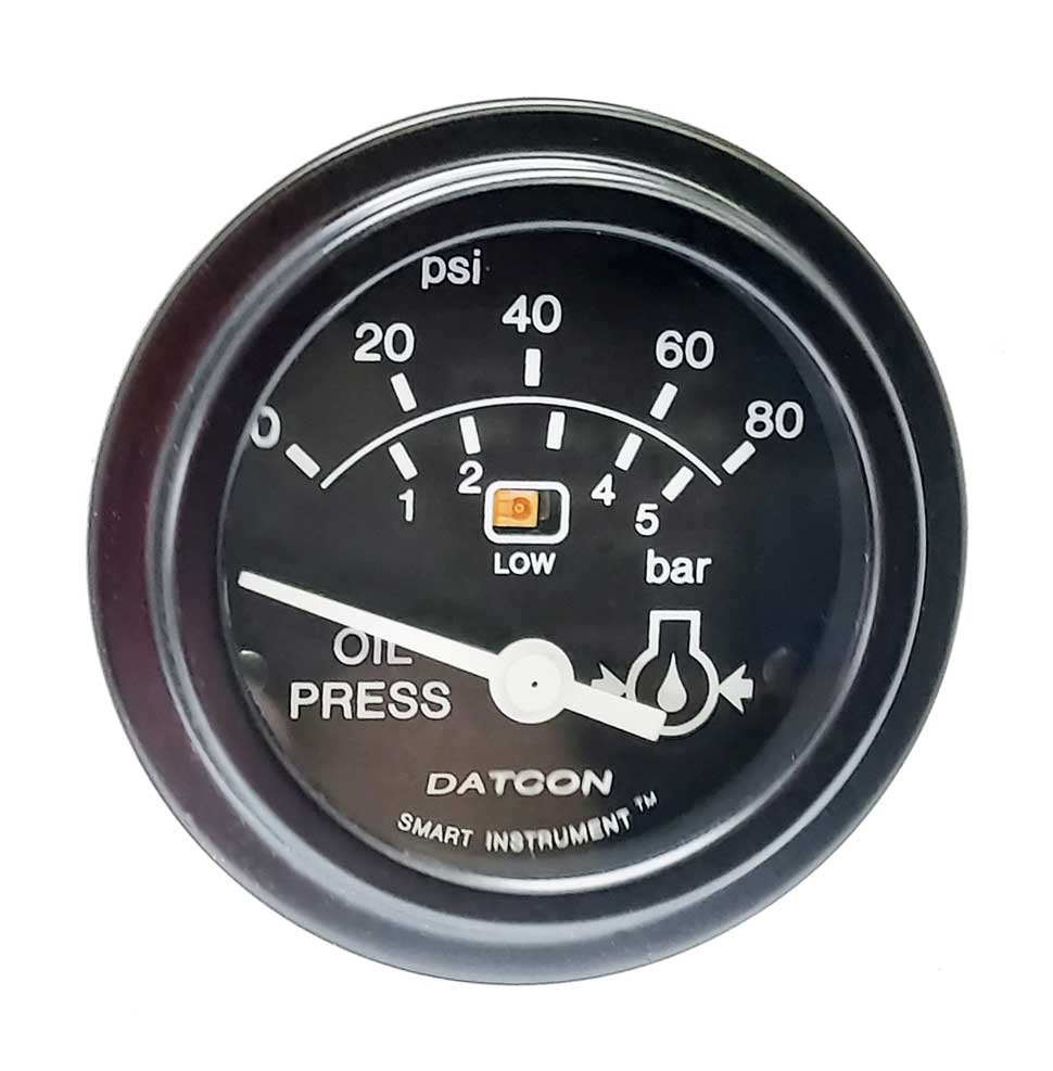 103113 Datcon Oil Pressure Gauge 80PSI 5Bar