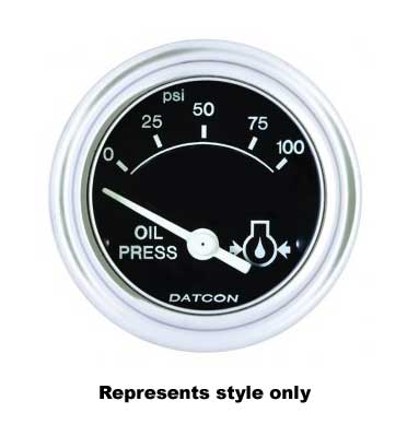 103340 - Datcon Oil Pressure Gauge 12V 240-33.5 ohms 0-60PSI