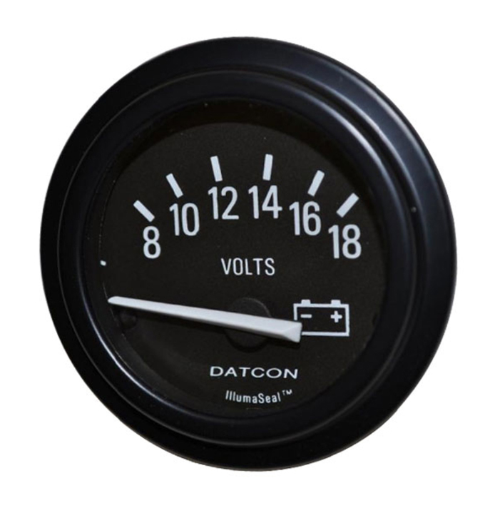 104232 Datcon IllumaSeal Voltmeter 8 - 18 V