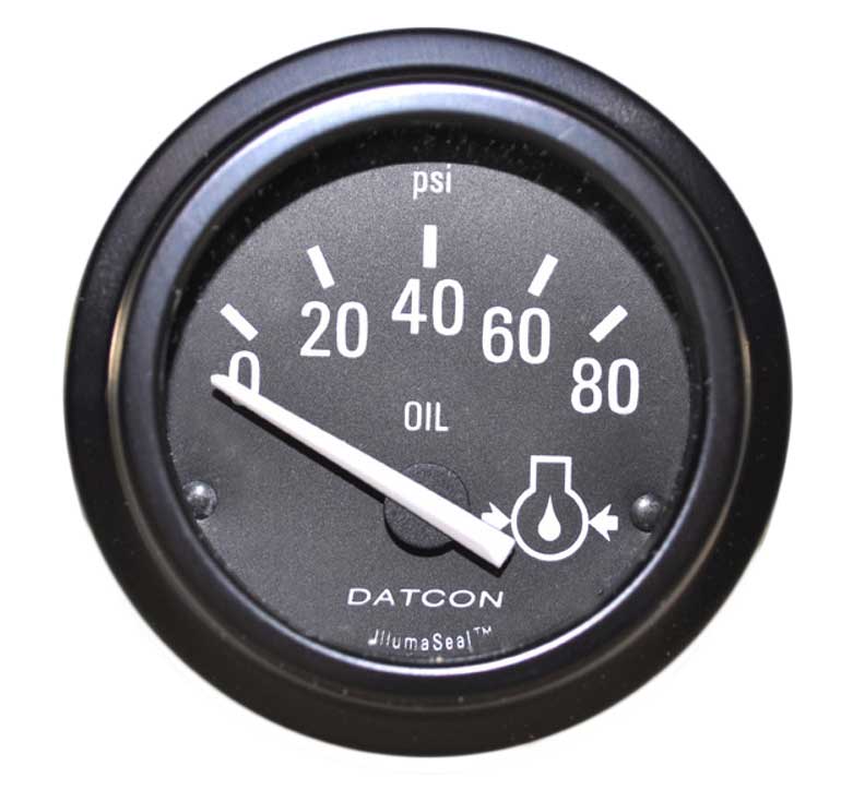 104236 Datcon Oil Pressure Gauge 80PSI