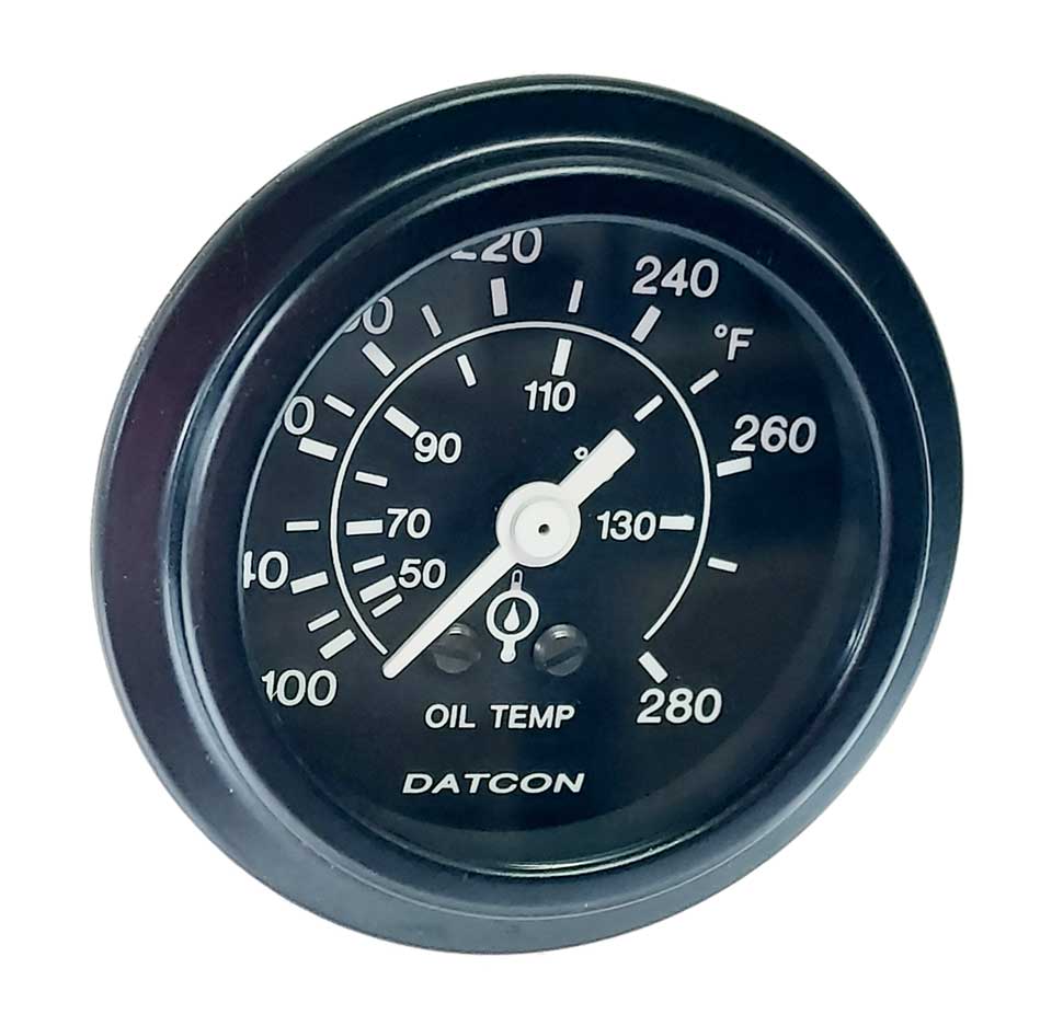105769 Datcon Oil Temperature Gauge 280F 138C