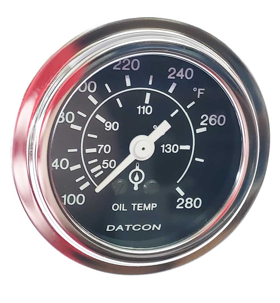 106839 Datcon Oil Temperature Gauge 280F 138C