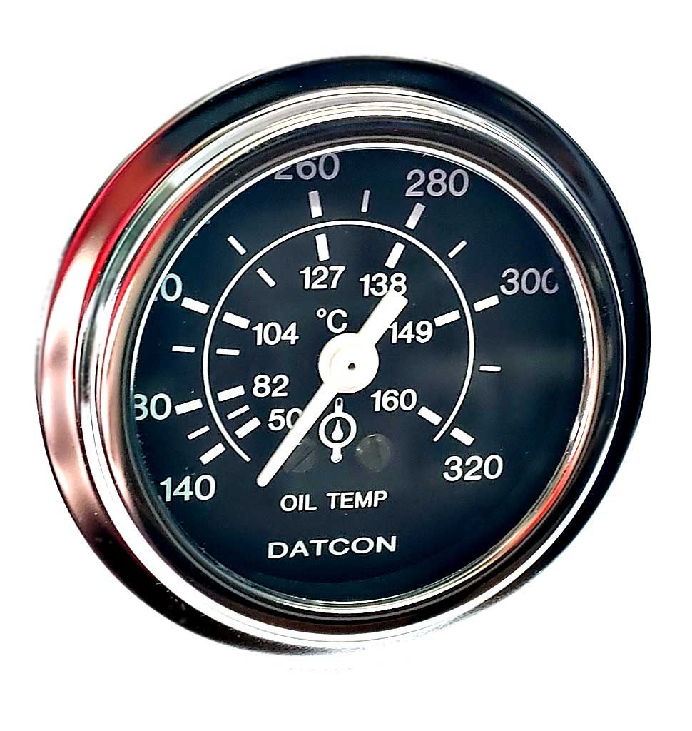 108101 Datcon Oil Temperature Gauge 320F 160C