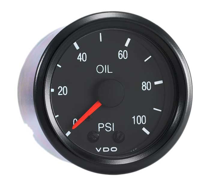 150-030 - VDO Pressure Gauge Mechanical 100PSI Oil