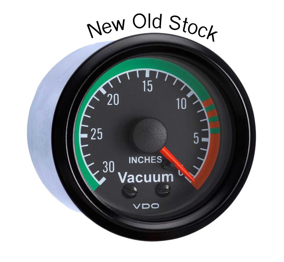 150-045 - VDO Vacuum Gauge Mechanical 0 - 30' HG