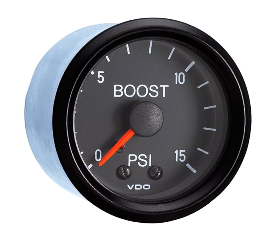 150-051 - VDO Pressure Boost Gauge Mechanical 15PSI