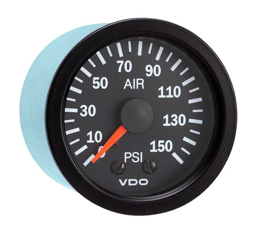 150-112 - VDO Pressure Gauge Mechanical 150PSI Air