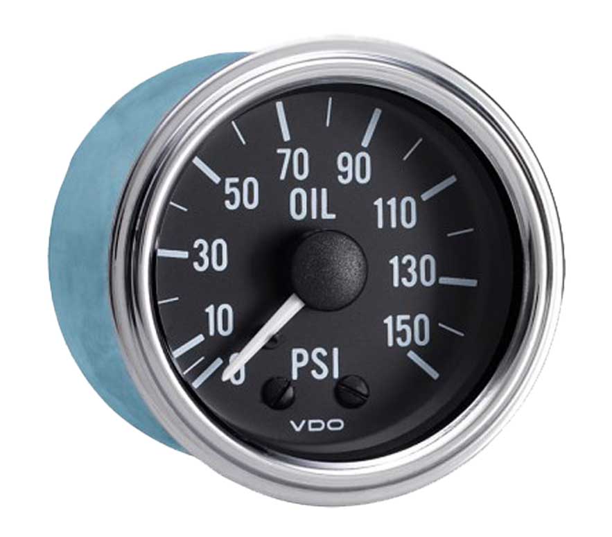 150-306 - VDO Oil Pressure Gauge Mechanical 150PSI Series 1