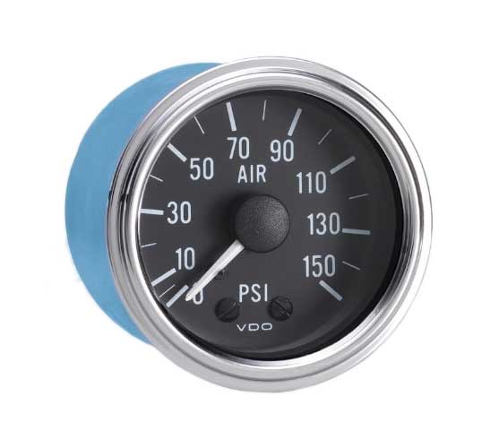 150-307 - VDO Air Pressure Gauge Mechanical 150PSI Series 1