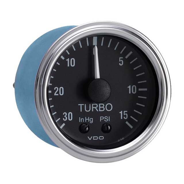150-361 - VDO Turbocharger Gauge 15PSI 0 -30' HG Series 1