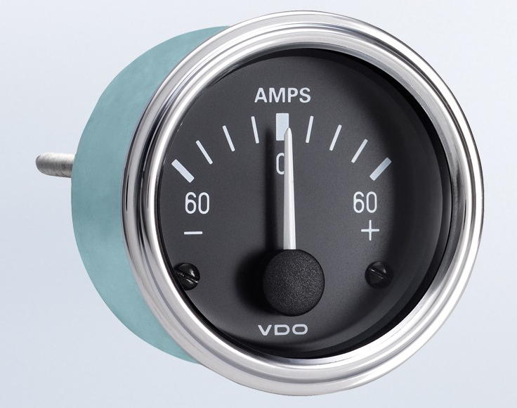 190-301 - VDO Ammeter Gauge 60 amp Style Series 1