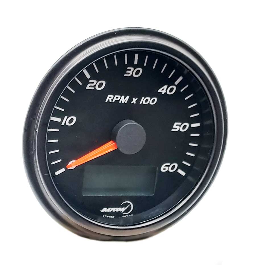 235061-WSB Datcon Tachometer with Hourmeter 6000 RPM