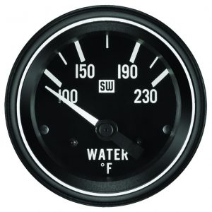284AF - Stewart Warner Heavy Duty Water Temperature Gauge 100-230F