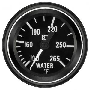 284B36 - Stewart Warner Water Temperature Gauge Mechanical Heavy Duty Series 100-265F