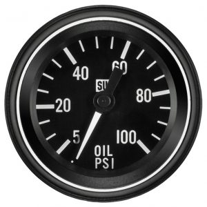 284D - Stewart Warner Heavy Duty Oil Pressure Gauge 5-100PSI