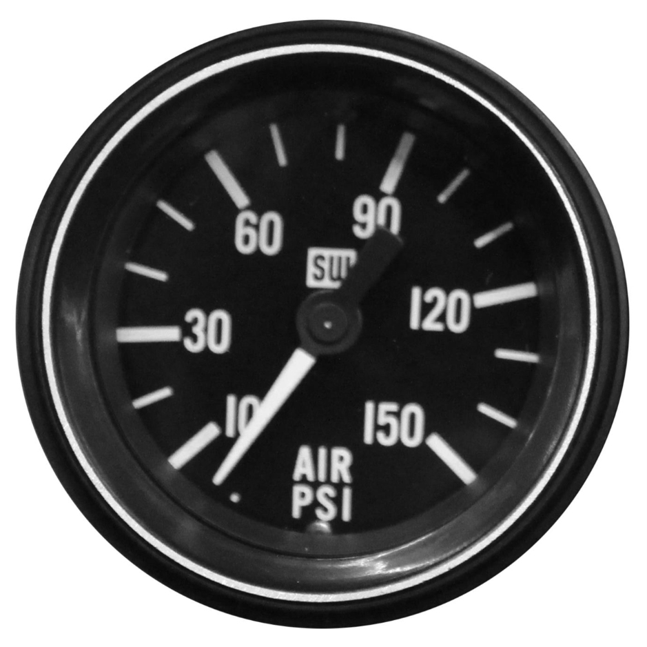 284N - Stewart Warner Heavy Duty Air Pressure Gauge 10-150PSI