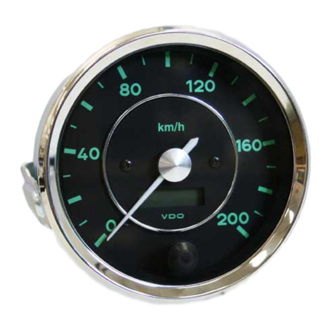 2910000212700 - VDO Speedometer 200KMH Porsche 356