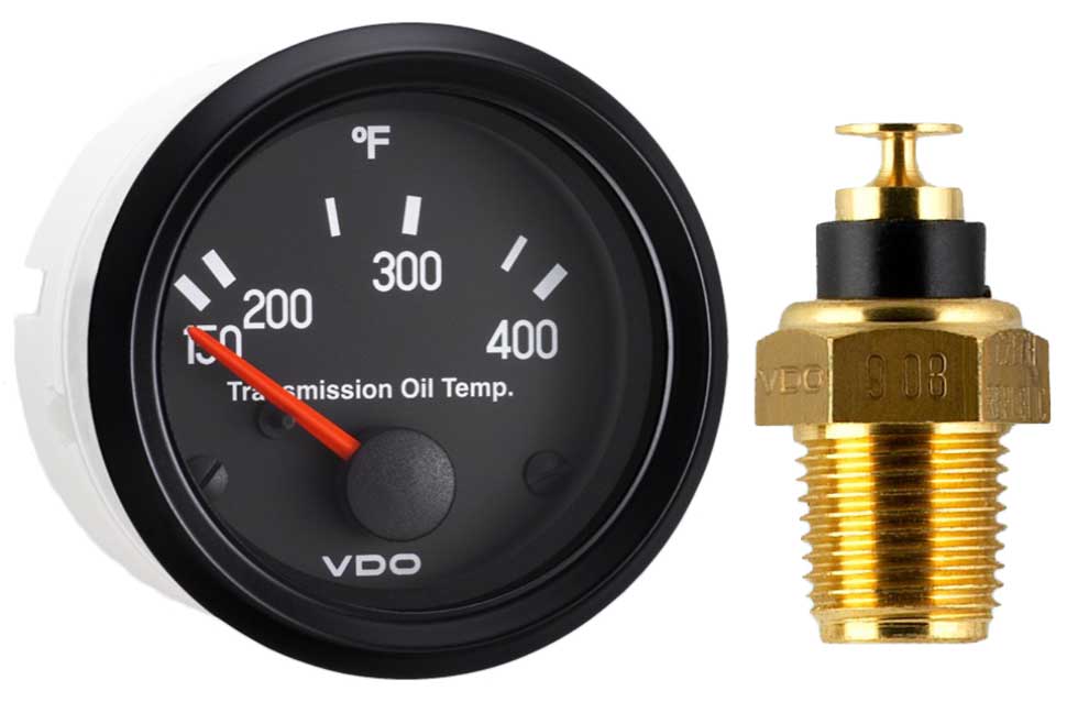 310-091 - VDO Temperature Gauge Kit Transmission 150-400F