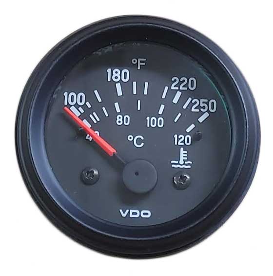 310-94224 -VDO Water Temperature Gauge Cockpit International Gen II