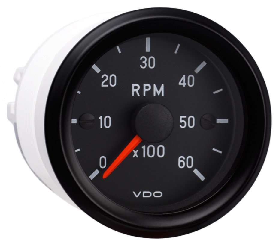 333-958 -VDO Tachometer Cockpit International 6000 RPM
