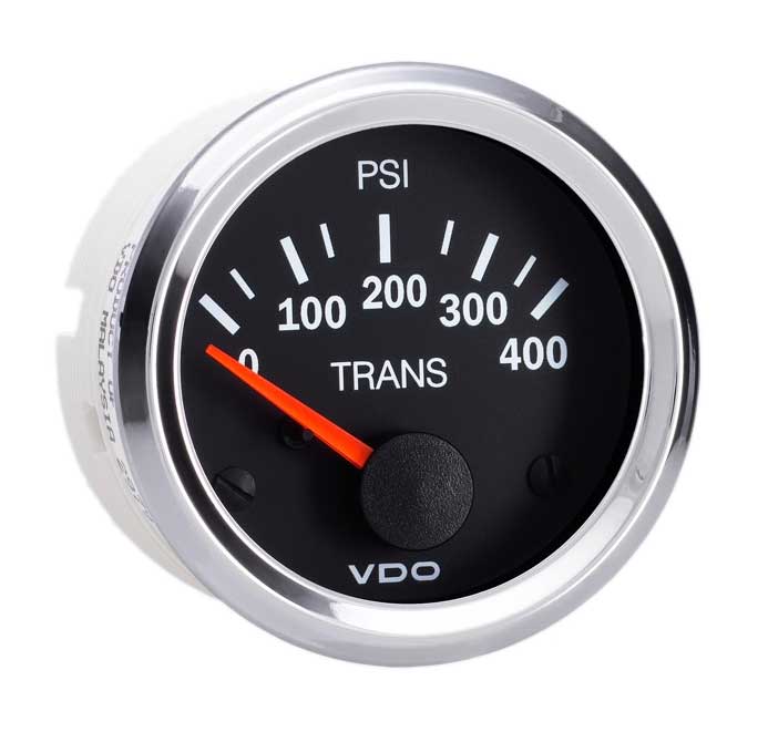 350-290 - VDO Transmission Pressure Gauge 400 psi