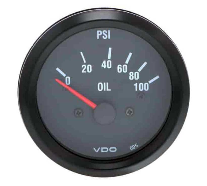 350-603PC - VDO ProCockpit 100PSI Electric Oil Pressure Gauge