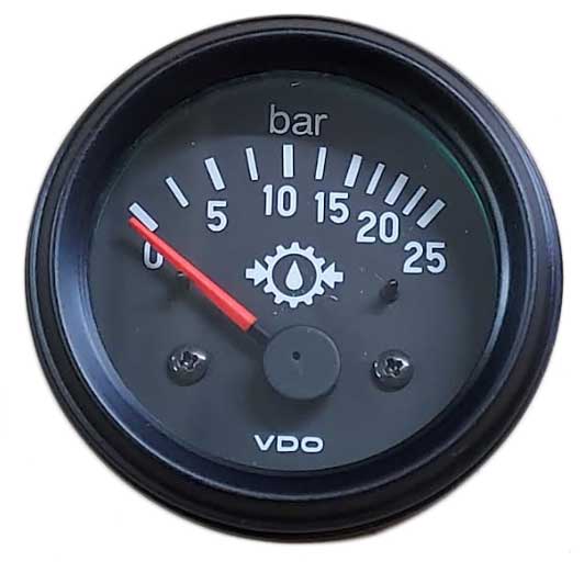 350-94100 -VDO Gear Oil Pressure Gauge Cockpit International Gen II 25 Bar