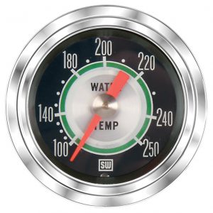 361AT72 - Stewart Warner Green Line Water Temperature Gauge
