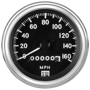550BP - Stewart Warner Speedometer mechanical Deluxe Series 0-160 MPH