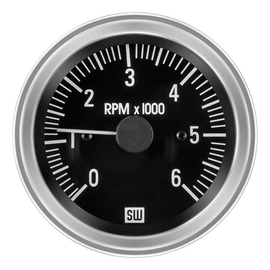 82162B - Stewart Warner Deluxe Gas -Ignition Tachometer 0-6000 RPM