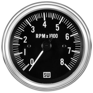 82163 - Stewart Warner Deluxe Tachometer 0-8000 RPM