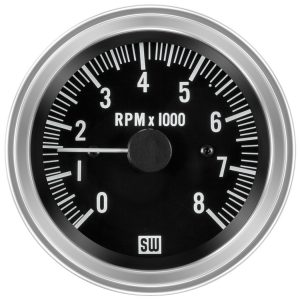 82170 - Stewart Warner Deluxe Gas -Ignition Tachometer 0-8000 RPM