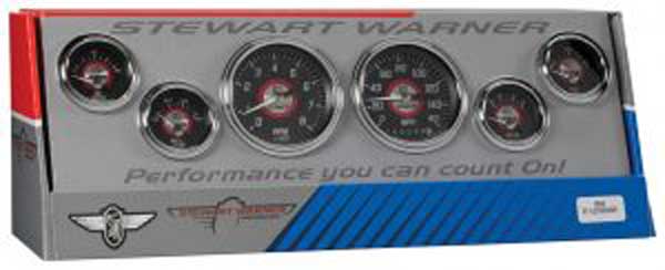 82245 - Stewart Warner Power Series 6-Gauge Kit