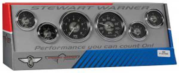 82246 - Stewart Warner Power Series 6-Gauge Kit
