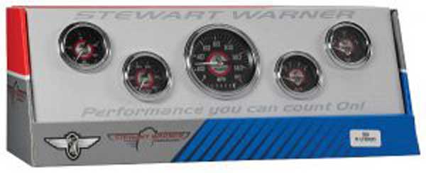 82251 - Stewart Warner Power Series 5-Gauge Kit
